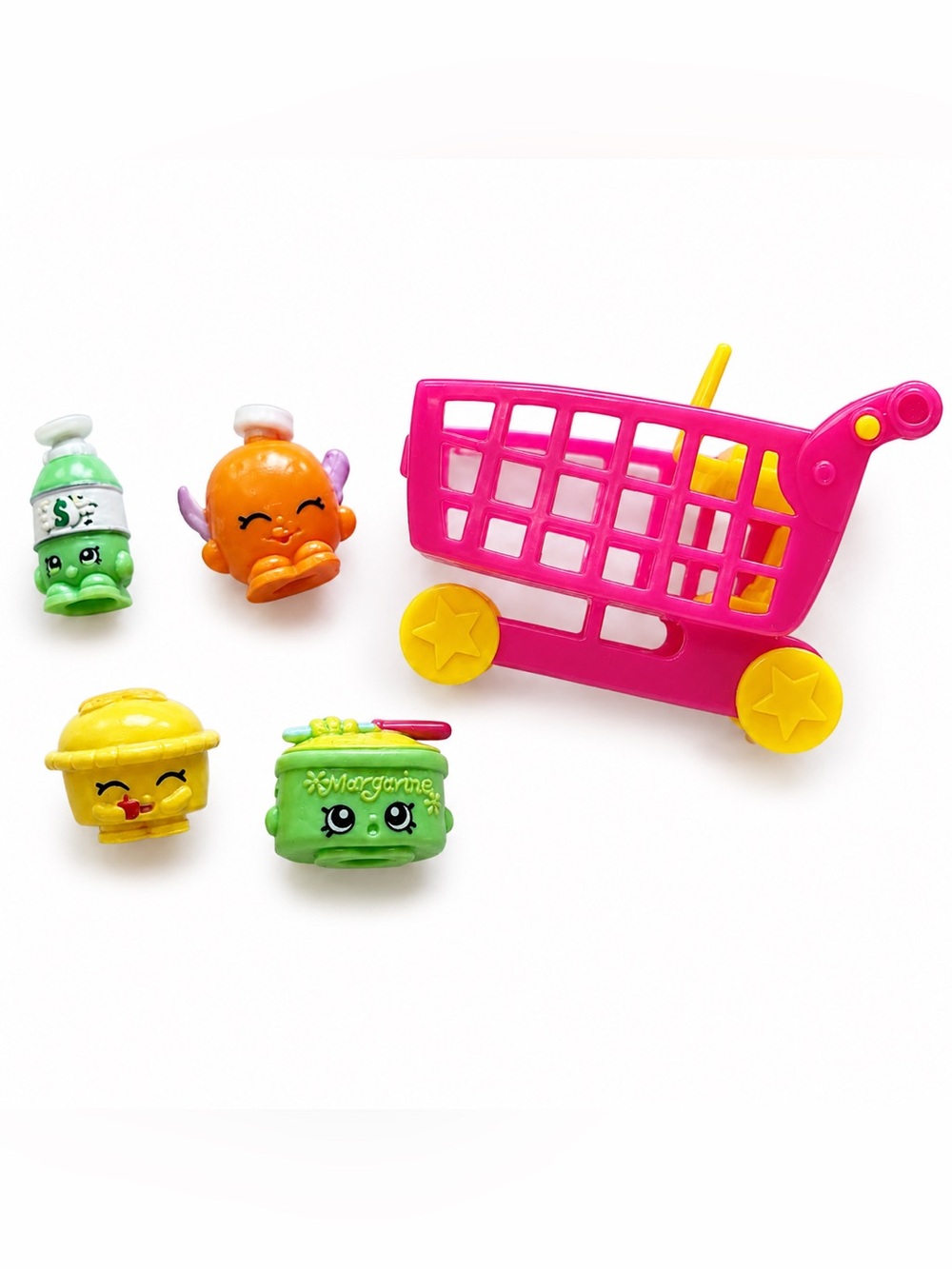 Shopkins Season 1 Exclusive Rolly Roll Hot Apple Pie Margarina La La Lotion Cart
